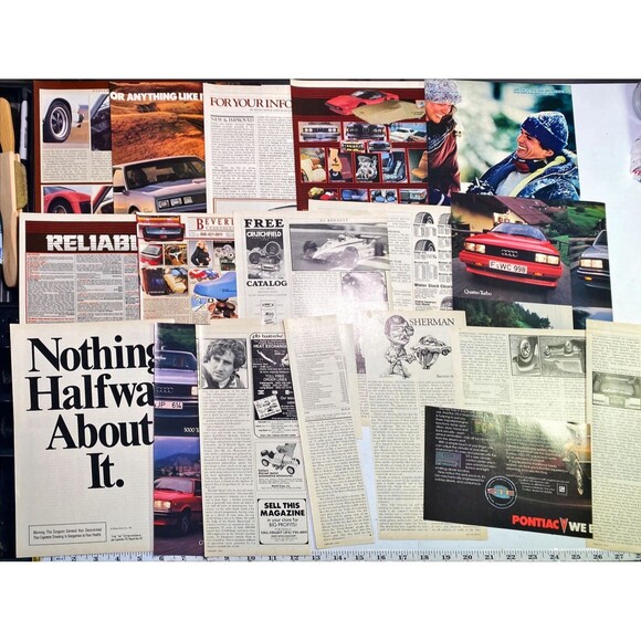 Ephemera 37+ Pages 3.7oz. Pictures Articles Car & Driver Magazine February 1983 - Picture 2 of 2